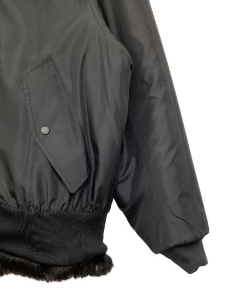 NIKE（ナイキ）NIKE (ナイキ) AMBUSH (アンブッシュ) Reversible Faux Fur Coat Jacket ブラック サイズ:Ｌの古着・服飾アイテム