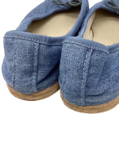 A.P.C.（アーペーセー）A.P.C. (アーペーセー) E PORSELLI (ポルセリ) バレエシューズ インディゴ サイズ:不明の古着・服飾アイテム