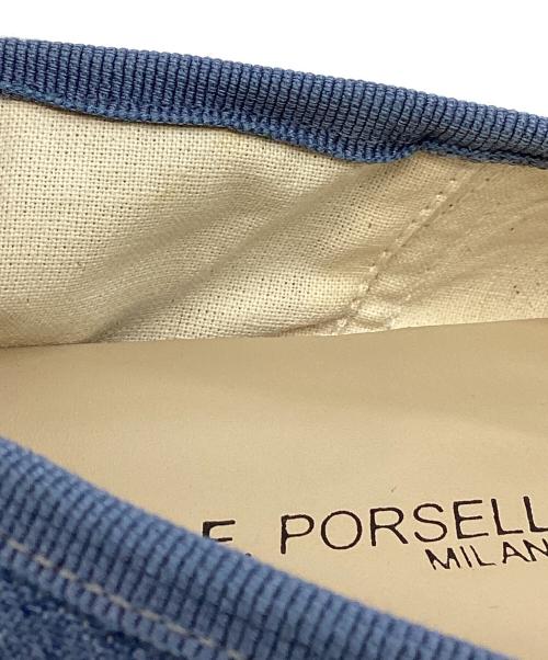 A.P.C.（アーペーセー）A.P.C. (アーペーセー) E PORSELLI (ポルセリ) バレエシューズ インディゴ サイズ:不明の古着・服飾アイテム