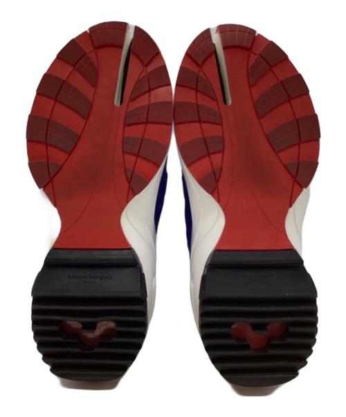 Maison Margiela（メゾンマルジェラ）Maison Margiela (メゾンマルジェラ) REEBOK (リーボック) TABI INSTAPUMP FURY ブルー×レッド サイズ:US10の古着・服飾アイテム