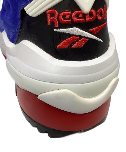 Maison Margiela（メゾンマルジェラ）Maison Margiela (メゾンマルジェラ) REEBOK (リーボック) TABI INSTAPUMP FURY ブルー×レッド サイズ:US10の古着・服飾アイテム