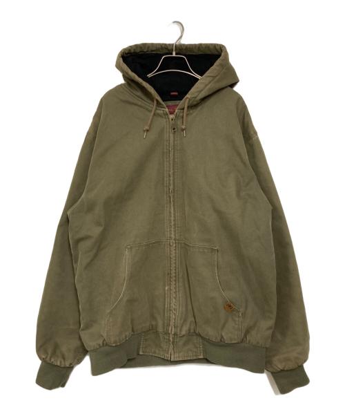 REALRANCH（リアルランチ）REALRANCH (リアルランチ) ダックフーデッドジャケット カーキ サイズ:XLの古着・服飾アイテム