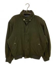 Calvin Klein Sports（カルバンクラインスポーツ）の古着「スタンドカラーウールブルゾン」｜カーキ