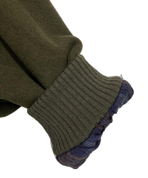 Calvin Klein Sports（カルバンクラインスポーツ）Calvin Klein Sports (カルバンクラインスポーツ) スタンドカラーウールブルゾン カーキ サイズ:Lの古着・服飾アイテム