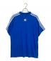BALENCIAGA（バレンシアガ）の古着「ロゴプリントオーバーサイズTシャツ」｜ブルー