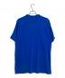 BALENCIAGA (バレンシアガ) adidas (アディダス) ロゴプリントオーバーサイズTシャツ ブルー サイズ:L：30000円
