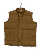 Wallsウォールズ）の古着「ダウンベスト」｜ブラウン