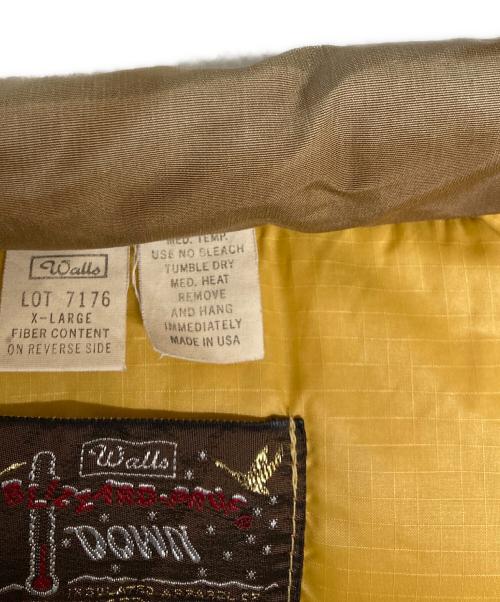 Walls（ウォールズ）Walls (ウォールズ) ダウンベスト ブラウン サイズ:XLの古着・服飾アイテム