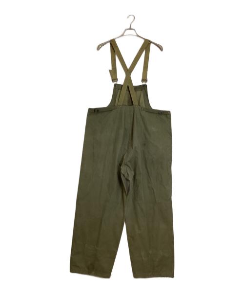 U'S NAVY（ユーエスネイビー）U'S NAVY (ユーエスネイビー) 40’s レインデッキパンツ グリーン サイズ:Mの古着・服飾アイテム