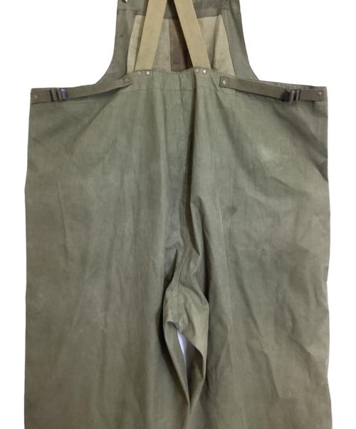 U'S NAVY（ユーエスネイビー）U'S NAVY (ユーエスネイビー) 40’s レインデッキパンツ グリーン サイズ:Mの古着・服飾アイテム