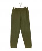 plantationプランテーション）の古着「レトロヘビーウールニットパンツ」｜グリーン
