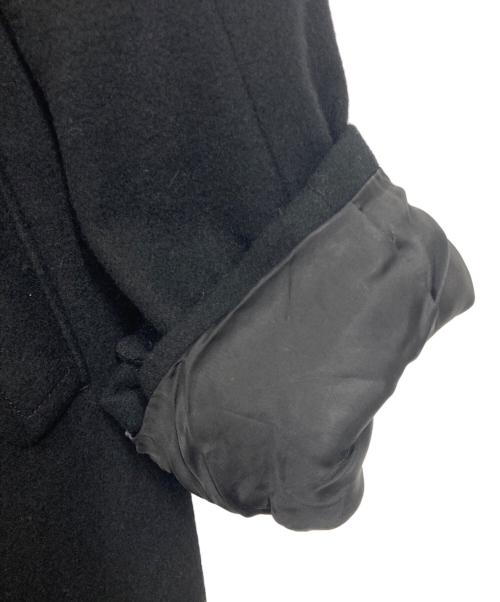 la favola（ラ ファーヴォラ）la favola (ラ ファーヴォラ) ウールラップコート ブラック サイズ:2の古着・服飾アイテム