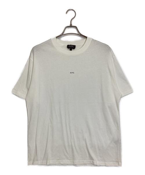 A.P.C.（アーペーセー）A.P.C. (アーペーセー) Kyle T-Shirt ホワイト サイズ:Ｌの古着・服飾アイテム
