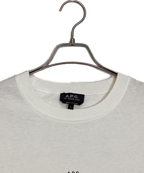 A.P.C.（アーペーセー）A.P.C. (アーペーセー) Kyle T-Shirt ホワイト サイズ:Ｌの古着・服飾アイテム