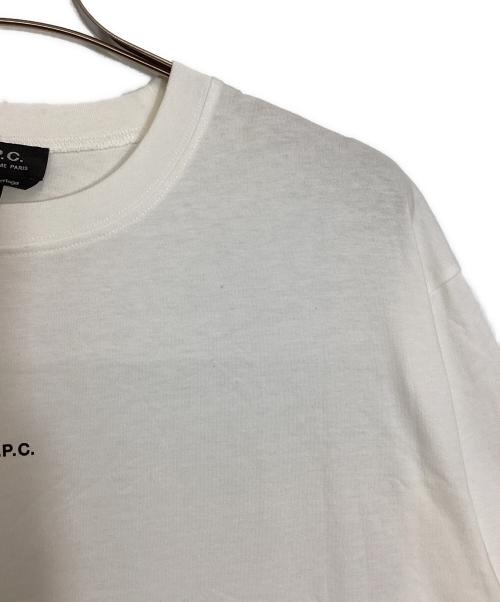 A.P.C.（アーペーセー）A.P.C. (アーペーセー) Kyle T-Shirt ホワイト サイズ:Ｌの古着・服飾アイテム