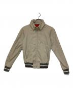 GUCCIグッチ）の古着「リングジップブルゾン」｜ベージュ