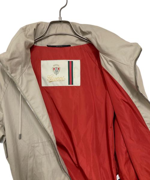 GUCCI（グッチ）GUCCI (グッチ) リングジップブルゾン ベージュ サイズ:44の古着・服飾アイテム