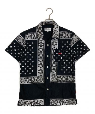 中古・古着通販】stussy (ステューシー) ペイズリー柄ハンソデシャツ 