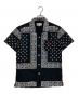 stussy（ステューシー）の古着「ペイズリー柄ハンソデシャツ」｜ブラック