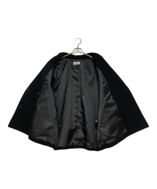 JOURNAL STANDARD relume（ジャーナルスタンダード レリューム）JOURNAL STANDARD relume (ジャーナルスタンダード レリューム) 尾州ウールショートPコート ブラック サイズ:38の古着・服飾アイテム