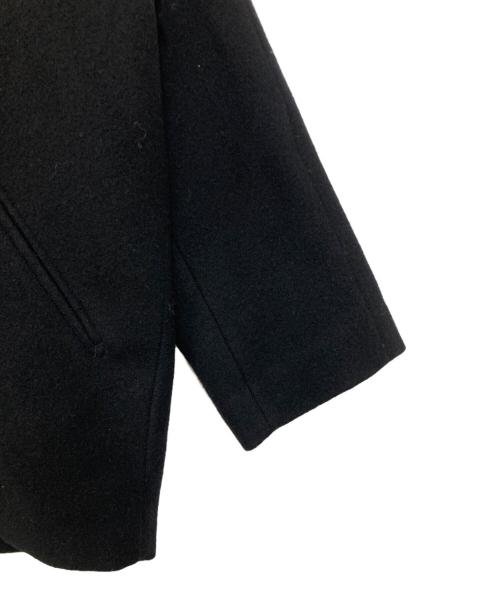 JOURNAL STANDARD relume（ジャーナルスタンダード レリューム）JOURNAL STANDARD relume (ジャーナルスタンダード レリューム) 尾州ウールショートPコート ブラック サイズ:38の古着・服飾アイテム