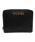GUCCIグッチ）の古着「スクリプトミニウォレット」｜ブラック
