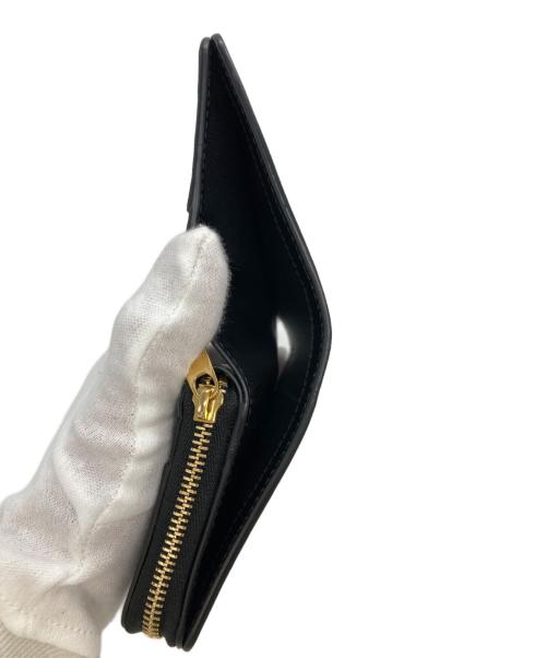 GUCCI（グッチ）GUCCI (グッチ) スクリプトミニウォレット ブラックの古着・服飾アイテム