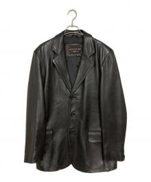 DUROJAC BY Schott（ショット）の古着「シープレザーテーラードジャケット」｜ブラック
