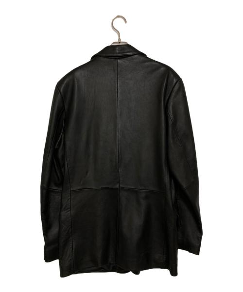 DUROJAC BY Schott（ショット）DUROJAC BY Schott (ショット) シープレザーテーラードジャケット ブラック サイズ:40の古着・服飾アイテム