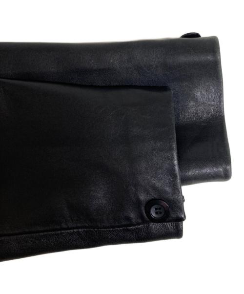 DUROJAC BY Schott（ショット）DUROJAC BY Schott (ショット) シープレザーテーラードジャケット ブラック サイズ:40の古着・服飾アイテム