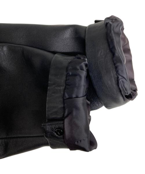 DUROJAC BY Schott（ショット）DUROJAC BY Schott (ショット) シープレザーテーラードジャケット ブラック サイズ:40の古着・服飾アイテム