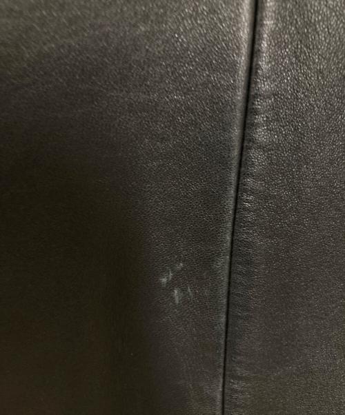 DUROJAC BY Schott（ショット）DUROJAC BY Schott (ショット) シープレザーテーラードジャケット ブラック サイズ:40の古着・服飾アイテム