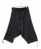 s'yteサイト）の古着「スムース ジャージィー バルーン サルエル パンツ」｜ブラック