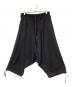 s'yte（サイト）の古着「スムース ジャージィー バルーン サルエル パンツ」｜ブラック