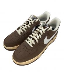 NIKE（ナイキ）の古着「'07 CACAO WOW/SAIL-COCONUT MILK ナイキ エアフォース1 ロー "カカオワオ"」｜ブラック