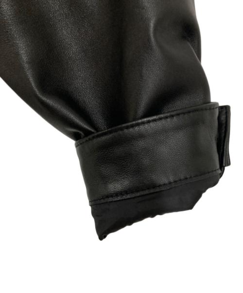LEVI'S PReMIUM（リーバイス プレミアム）LEVI'S PReMIUM (リーバイス プレミアム) BLACK TYPEⅡ TRUCKER LEATHER JACKET ブラック サイズ:Lの古着・服飾アイテム