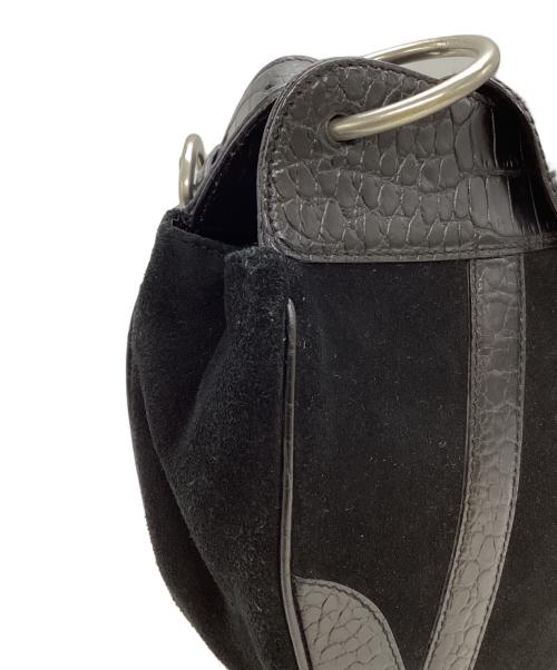 LAUREN RALPH LAUREN（ローレンラルフローレン）LAUREN RALPH LAUREN (ローレンラルフローレン) ワンショルダーバッグ ブラックの古着・服飾アイテム