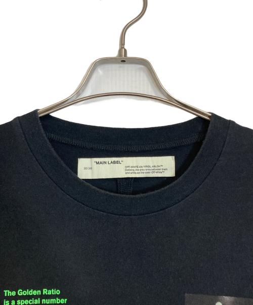 OFFWHITE（オフホワイト）OFFWHITE (オフホワイト) プリントTシャツ ブラック サイズ:Ｍの古着・服飾アイテム