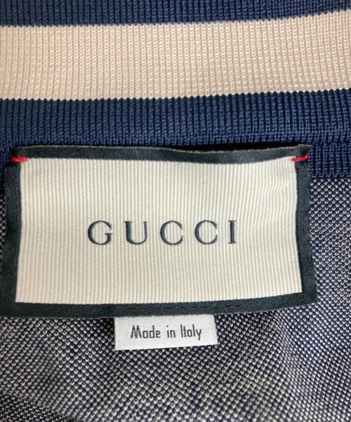 GUCCI（グッチ）GUCCI (グッチ) GGジャガードトラックジャケット ネイビー サイズ:Mの古着・服飾アイテム