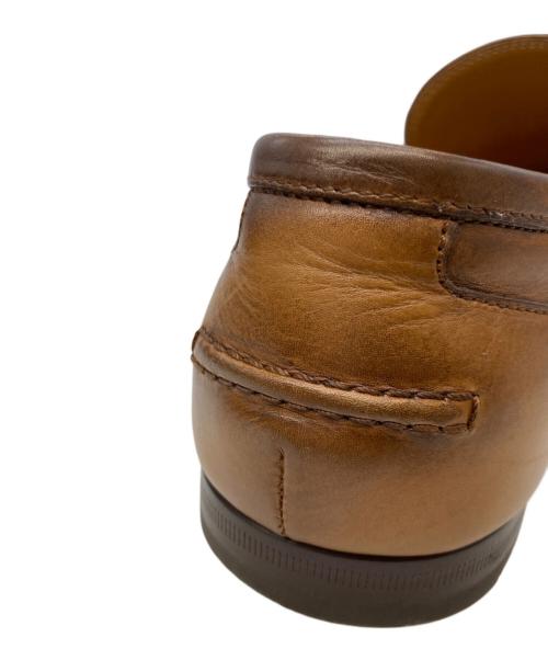 GUCCI（グッチ）GUCCI (グッチ) ヨルダーンホースビットローファー ベージュ サイズ:6 1/2の古着・服飾アイテム