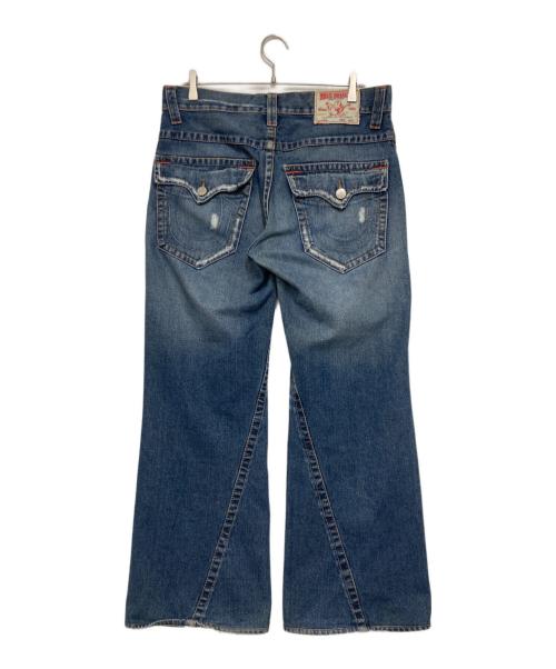TRUE RELIGION（トゥルー レリジョン）TRUE RELIGION (トゥルー レリジョン) 立体裁断デニムパンツ インディゴ サイズ:34の古着・服飾アイテム