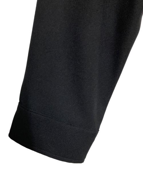 myne（マイン）myne (マイン) zip jacket shirts/ジップアップシャツジャケット ブラック サイズ:Lの古着・服飾アイテム