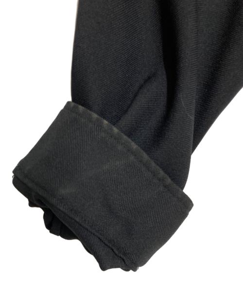 myne（マイン）myne (マイン) zip jacket shirts/ジップアップシャツジャケット ブラック サイズ:Lの古着・服飾アイテム