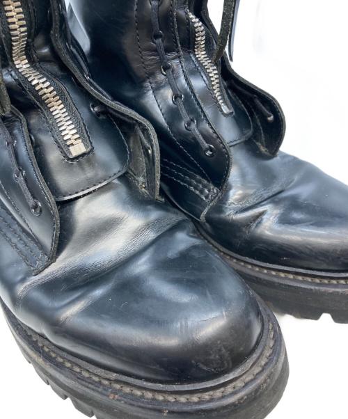 SUB-AGE.（サベージ）SUB-AGE. (サベージ) KIDS LOVE GAITE (キッズラブゲイト) ジップアップブーツ ブラック サイズ:7 1/2の古着・服飾アイテム