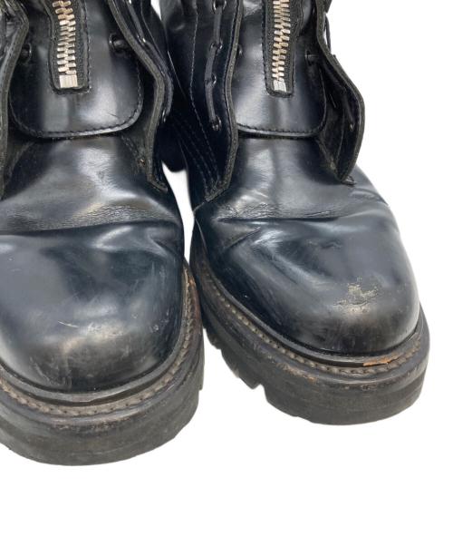 SUB-AGE.（サベージ）SUB-AGE. (サベージ) KIDS LOVE GAITE (キッズラブゲイト) ジップアップブーツ ブラック サイズ:7 1/2の古着・服飾アイテム