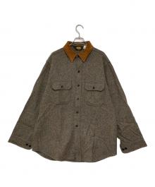 WOOLRICH（ウールリッチ）の古着「80sシャツジャケット」｜グレー