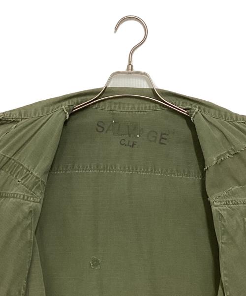 US ARMY（ユーエスアーミー）US ARMY (ユーエスアーミー) ジャングルファティーグジャケット カーキ サイズ:タグ欠損の古着・服飾アイテム