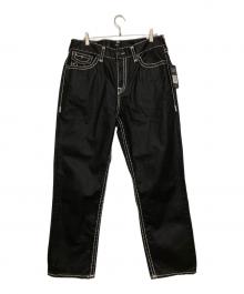 TRUE RELIGION（トゥルー レリジョン）の古着「BOBBY SUPER T COATED BAGGY JEAN 32」｜ブラック