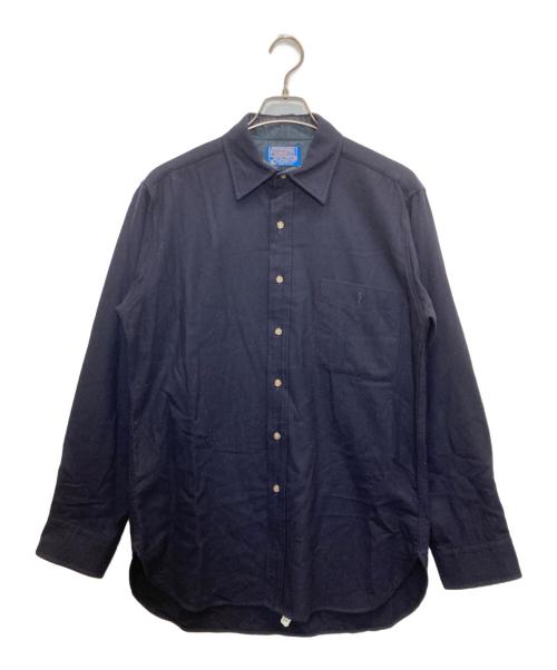 PENDLETON（ペンドルトン）PENDLETON (ペンドルトン) エルボーパッチシャツ ブラック サイズ:Mの古着・服飾アイテム