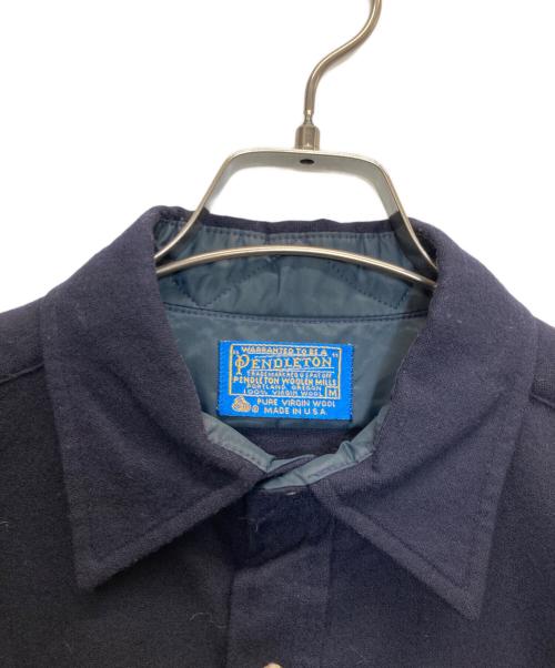 PENDLETON（ペンドルトン）PENDLETON (ペンドルトン) エルボーパッチシャツ ブラック サイズ:Mの古着・服飾アイテム